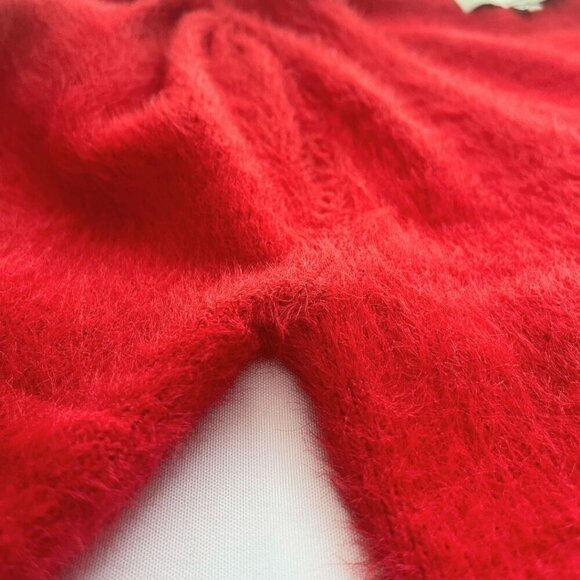 L'ACADEMIE RED FUZZY WINTER DRESS - XS - Picture 6 of 10